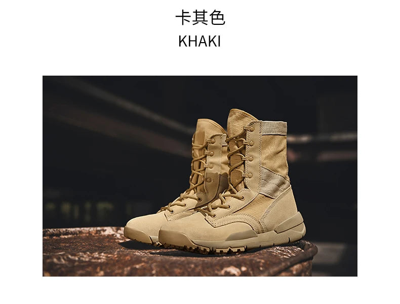 Men Tactical Boots Casual Ankle Waterproof Climbing Shoes Brand Size Boot Free Shipping Outdoor Plus Hiking Shoes