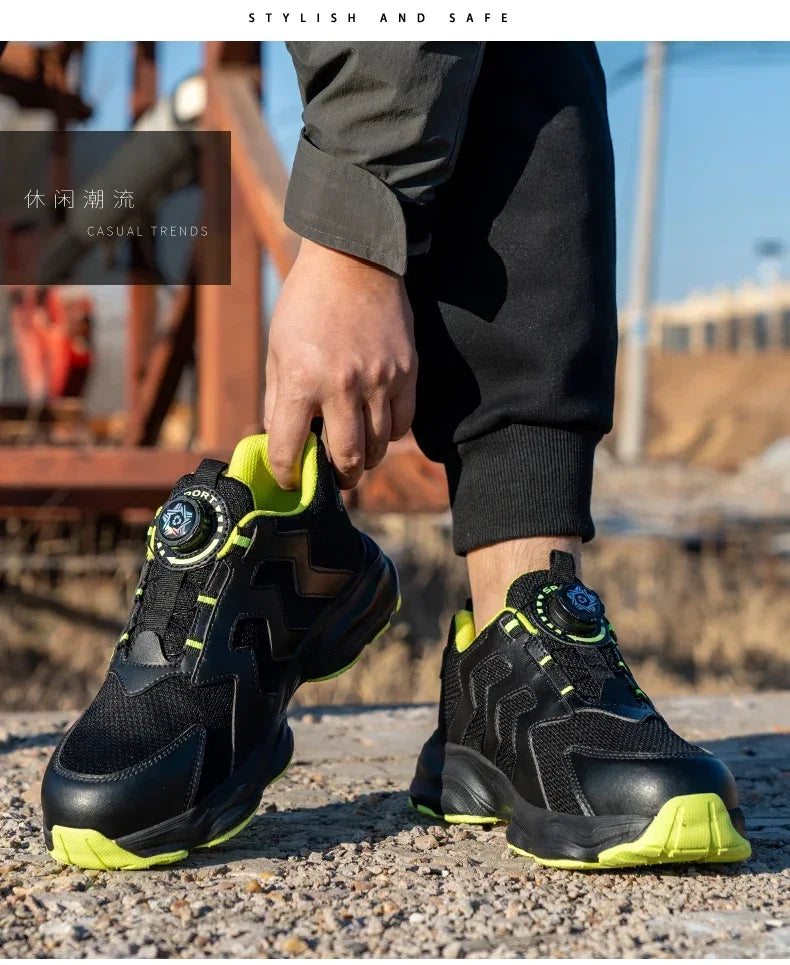 industrial working boots with plastic toe lightweight comfortable work shoes for men sneakers for working with toe protection