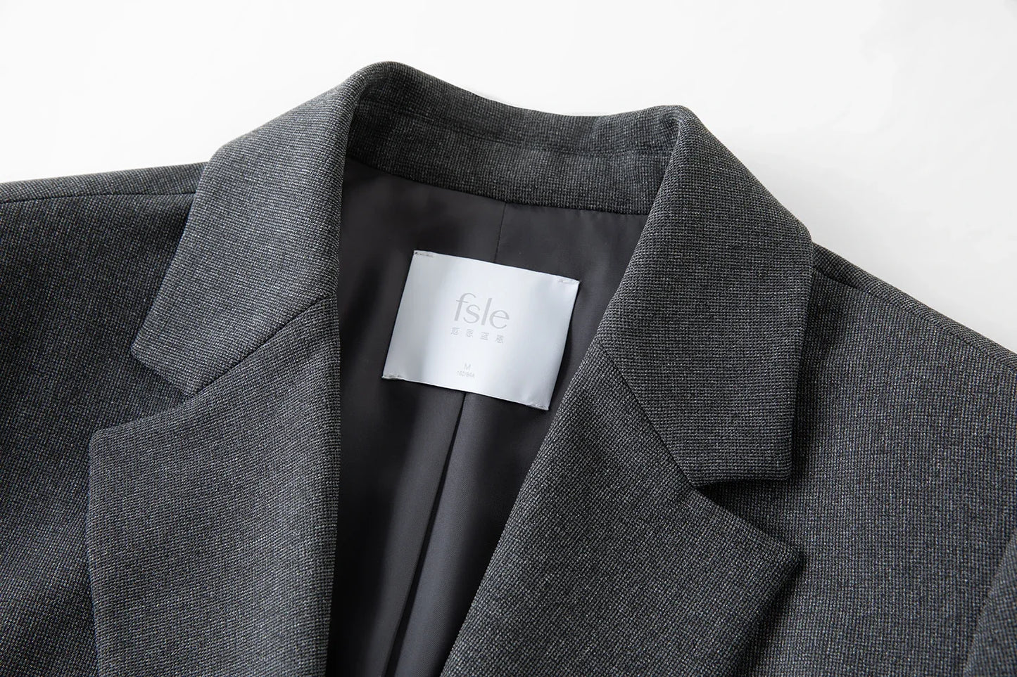 Contrast Color Line One-pocket Suit Jacket 2025 Autumn New Loose Versatile Notch Lapel Jacket 25FS13150