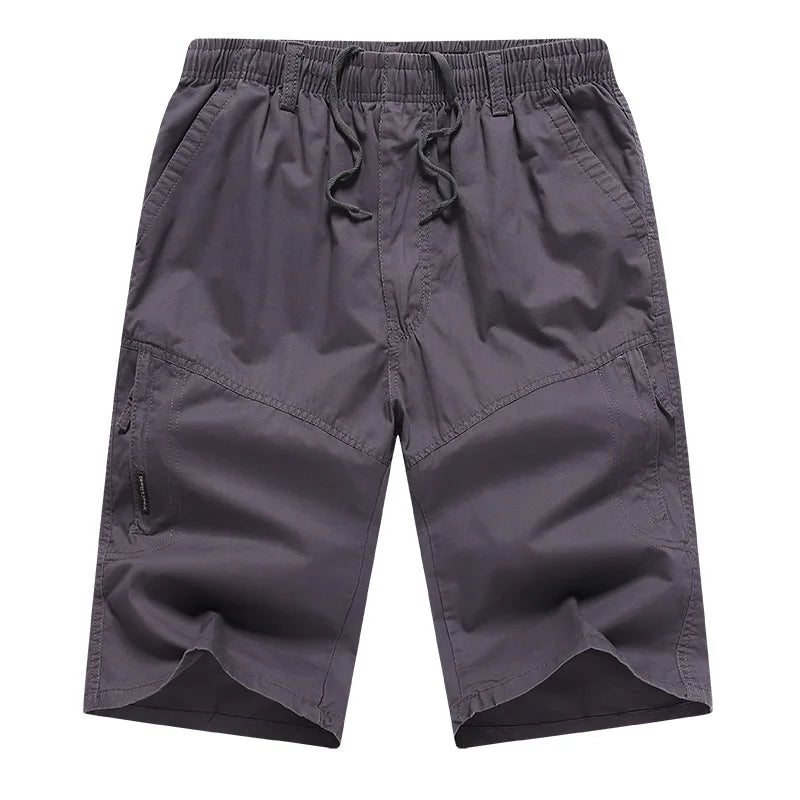 Plus Size Men's Shorts Casual Cargo Shorts Summer Cotton Work Shorts Outdoor Sweatpants Cool Breathable