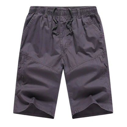 Plus Size Men's Shorts Casual Cargo Shorts Summer Cotton Work Shorts Outdoor Sweatpants Cool Breathable