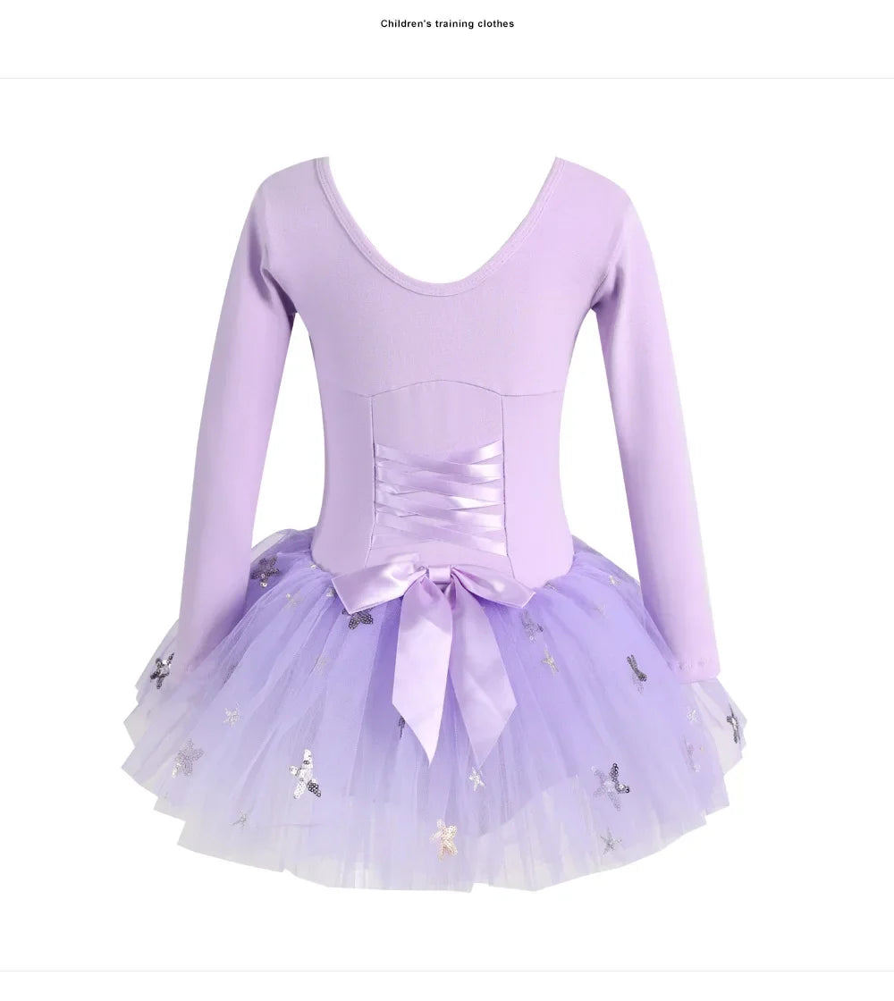 Summer Dance Costume Outfits Girls Dresses Ballerine Kids Clothes Casual Ballet Girl Dress Vestidos Children's Ballet Leotard