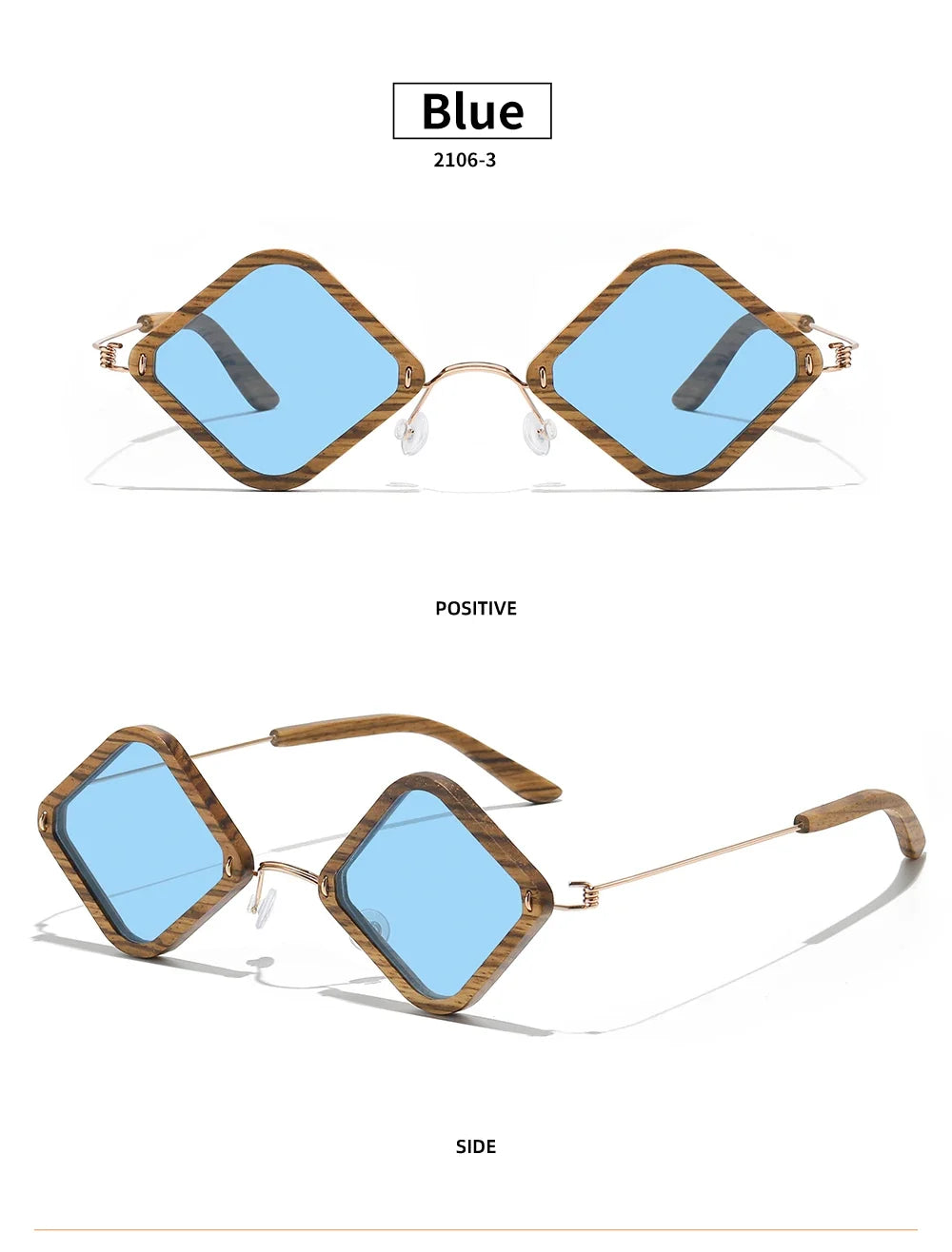 Wooden adult sunglasses, handcrafted Zebra wood polarized glasses, mirror-coated lenses, glasses gift box 2106
