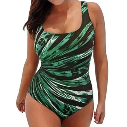 5XL Sexy One-Piece Large Size Swimwear Push Up Women Plus Size Swimsuit Closed Female Bodysuit Bathing Suit For Pool Beachwear