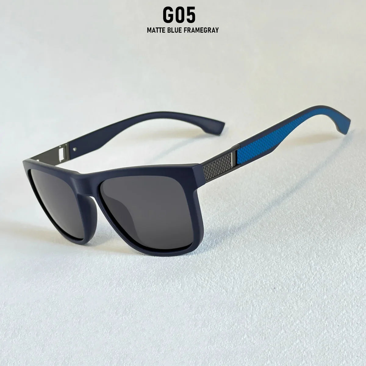 Vintage Retro Polarized Sunglasses For Men Vacation Square Sunglass Women UV400 Protection Fashion Glasses Gafas De Sol Hombre