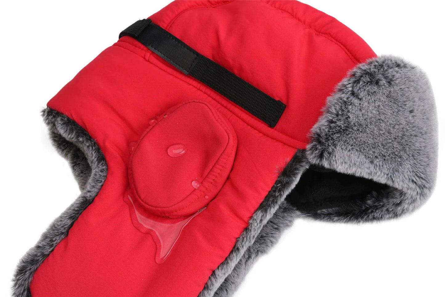 Men's Trapper Hat With Faux Fur Linning Eskimo Windproof Waterproof Winter Warm Hats Ushanka Hunting Skiing Hat