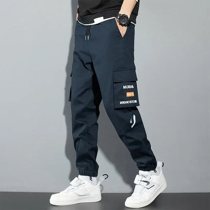 New Korean Fashion Style Casual Pants Men Cotton Cargo Trousers Male Plus Size Camouflage Streetwear Y2K Harem Jogger Camo Trend