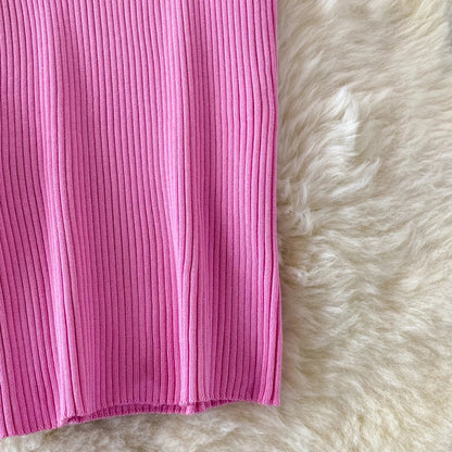 Autumn Winter 2025 Women Dress Elegant Cross V-neck Slim Waist Knitted Bodycon Dress Korean Office Lady Vestidos