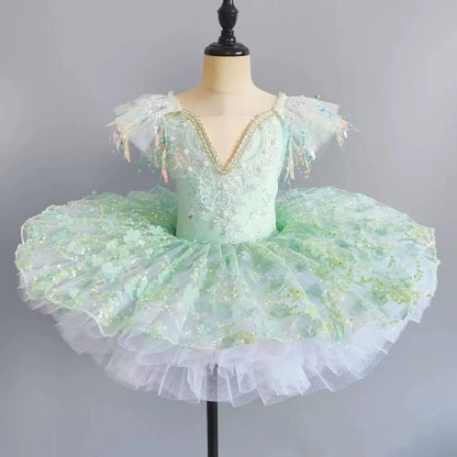 Summer Girl Dress Tutu Stage Ballet Leotards Party Girls Dresses Ballerine Dance Costumes Kids Clothes Princess Outfit Vestidos