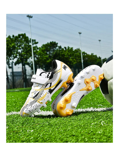 New Men Kids Professional Soccer Shoes Grass Boys Ultralight Football Boots Match Training Shoes Cleats Non-Slip Drop Shipping