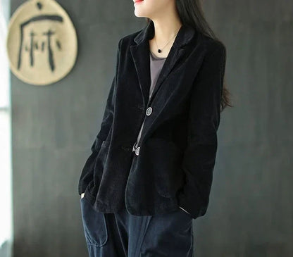 Female Crop Coats and Jackets Solid Long Sleeve On Promotion Women's Short Blazers Korean Fashion Luxury Clothing Sale Outerwear