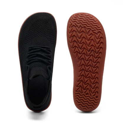 Unisex Minimalist Barefoot Shoes Lightweight Breathable Wide Toe Sneakers for Outdoor Casual Walking