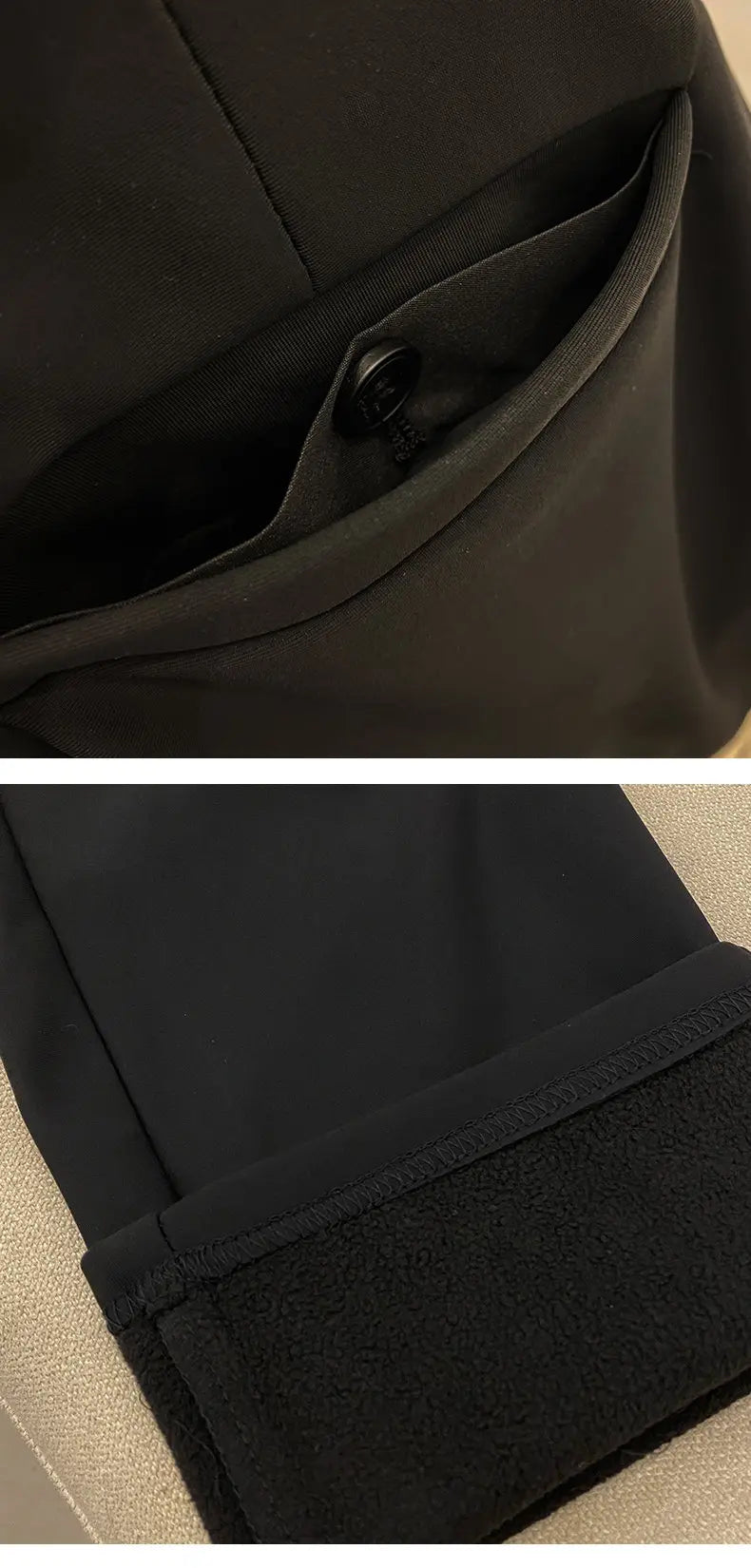 2025 Autumn Winter New With Velvet Warm Casual Pants High Quality Slim Fit Men's Formal Business Office Social Solid Trousers
