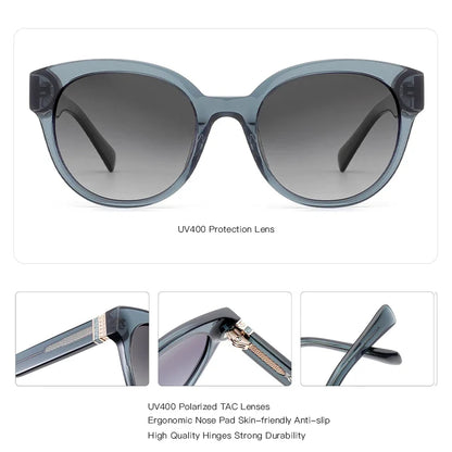 Fashion Butterfly Uv400 Prescription Sunglasses Women Acetate Polarized Corrective Sun Glasses