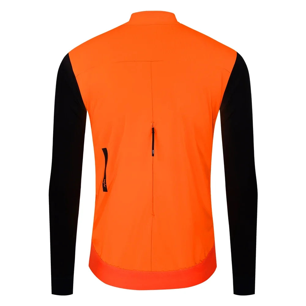 Men's Cycling Jacket Windproof Waterproof Bicycle Windbreaker Road Bike Jersey Long Sleeve Cycling Clothing MTB