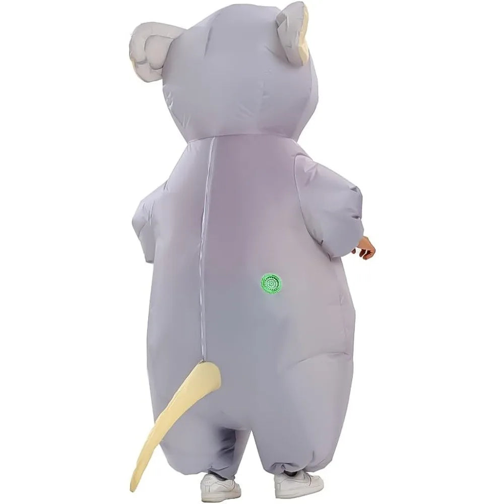 Adult Standing mouse Inflatable Costumes Christmas Anime Cosplay Costume Cute Mouse Mascot Fancy Party Role Play Disfraz