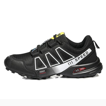 2025 New Men Hiking Shoes Outdoor Waterproof Sports Shoes Comfortable Leather Hiking Training Boots Large Size Tactical Shoe Men