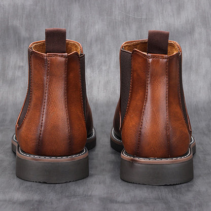 40~46 Men Chelsea Boots Brand Retro Comfortable Fashion Men Boots