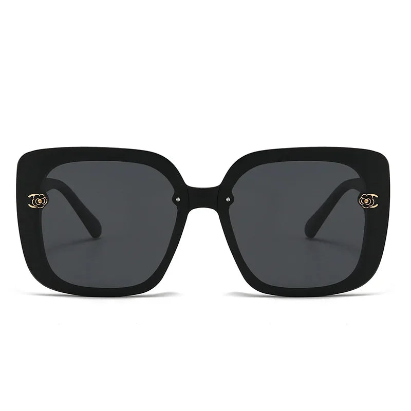 New Polarized Sun Glasses Women's High Sense Large Frame Versatile Sunglasses Street Shot Glasses Tide Light Luxury Sunglass