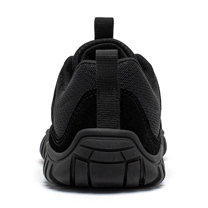 Unisex Wide Toe Sneakers Mesh Breathable Walking Shoes Non Slip Lace Up Sneakers