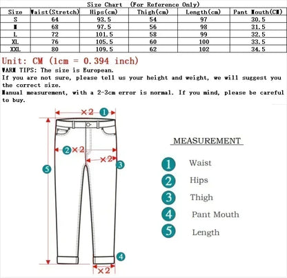 New Woman Korean Double Buckle Design Jeans Female Winter Snow Warm Thermal Plush Pants Girls Popular High Waist Denim Trousers