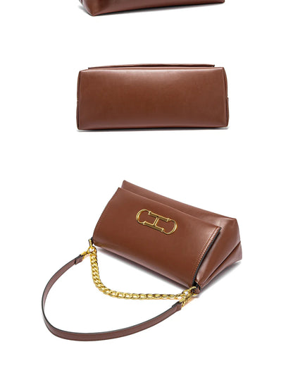 Pure Simple Classic Retro Square Ladies Shoulder Bag Fashionable Hundred Exquisite Workmanship New Women's Crossbody Bag