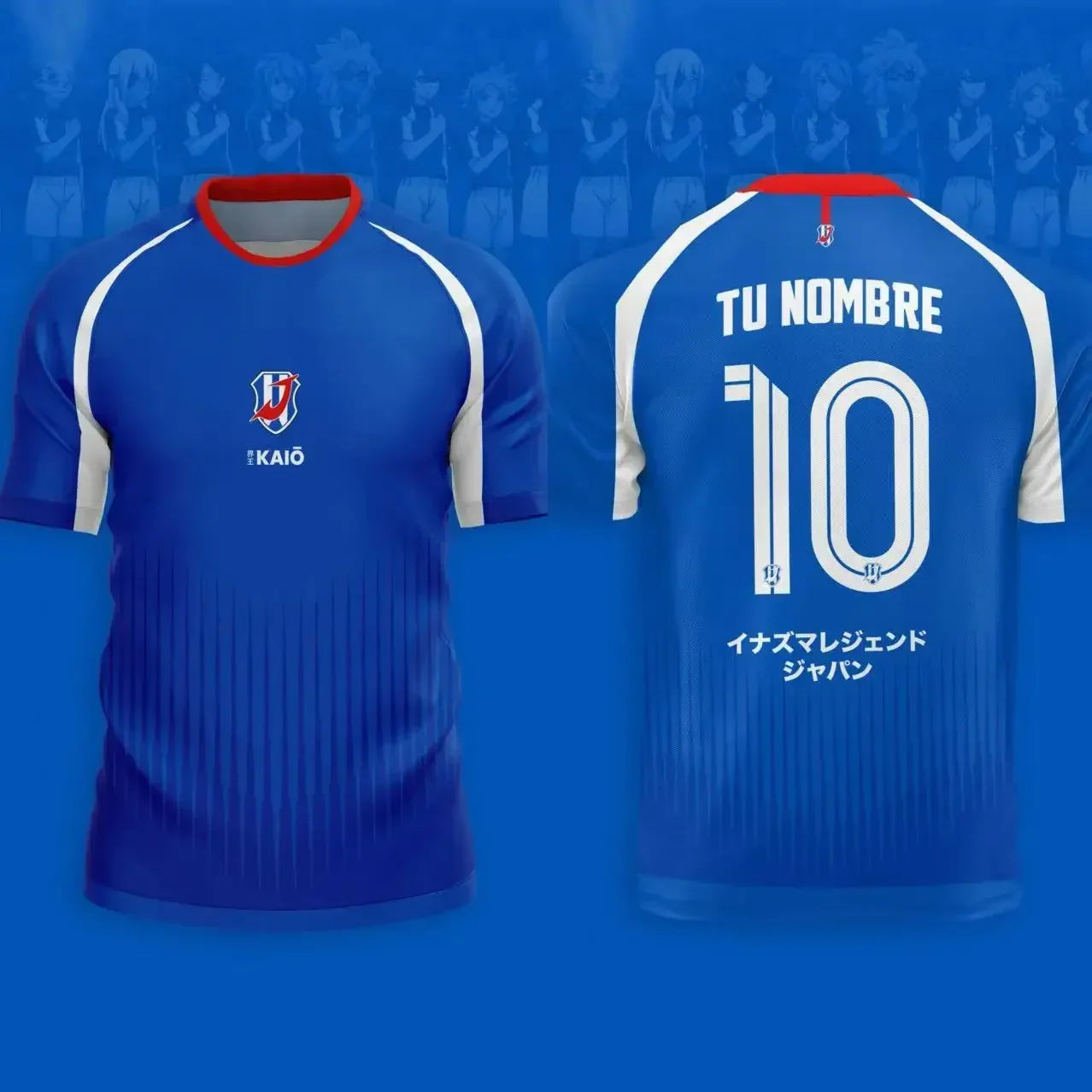 Japan Soccer Anime Men T shirt Jersey Inazuma Eleven Kaio Boys Girls Clothes Sports Casual Quick-Drying Oversized Daily Training