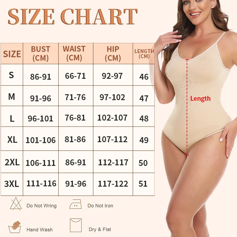 Women Seam-free Sleeveless V-Neck Bodysuit Shapewear Tummy Control Body Shaper Tank Top Red Blue