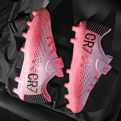 New Men Kids Football Boots Grass Boys Professional Non-Slip Ultralight Cleats Match Soccer Shoes Training Shoes Drop Shipping