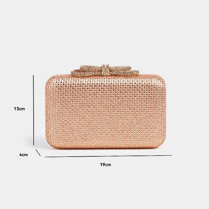 Diamond Evening Bag Clutch Silk Fabric New Crossbody Shoulder Fashion Luxury Brand Vip Women's Purses Bags Casual Party Handbag