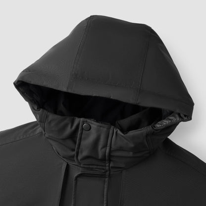 Men Mid-Length Loose Outerwear 2025 New Winter Windproof Three-Resistant Warm Casual Coat Man Clothing Daily Wear