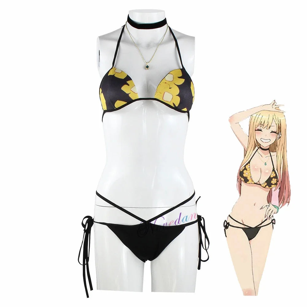 Marin Kitagawa Cosplay My Dress Up Darling JK School Uniform Dress Girls Maid Outfit Anime Cosplay Halloween Costume Wig Women