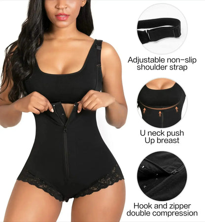 Colombian Waist Trainer for Women High Compression Body Shaper Tummy Control Girdle Slimming Shapewear for Flat Stomach