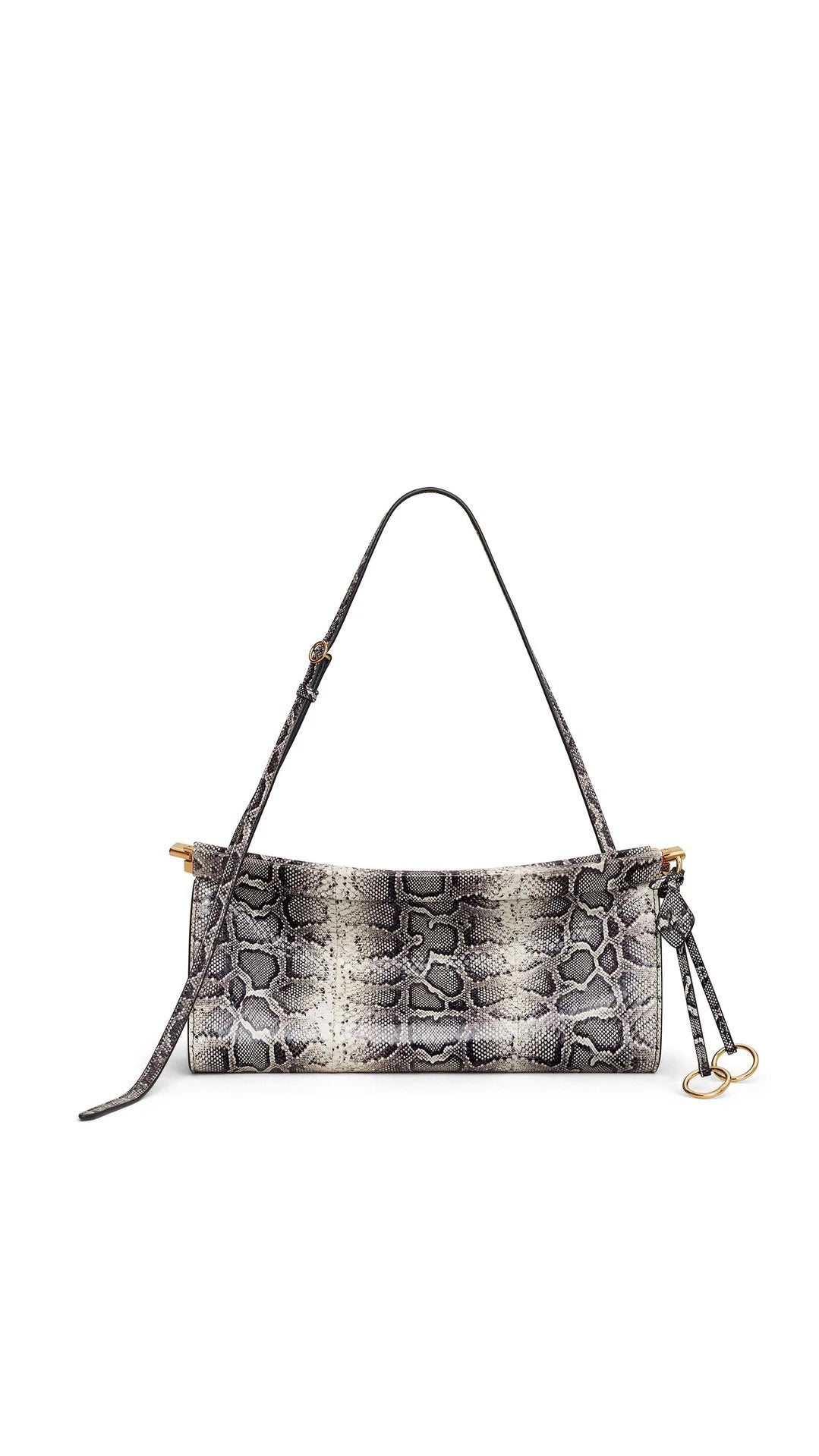 Luxury Serpentine Shoulder Bag Snake Pattern Underarm Bags for Women Designer Handbag Half Moon Crescent Bag NEW Clip Bags Purse
