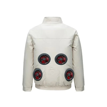 Smart Air Conditioned Jacket with Four Hole Fan Clothing Men's Outdoor Fishing Sun Protection Uniform Labor Protection Workwear