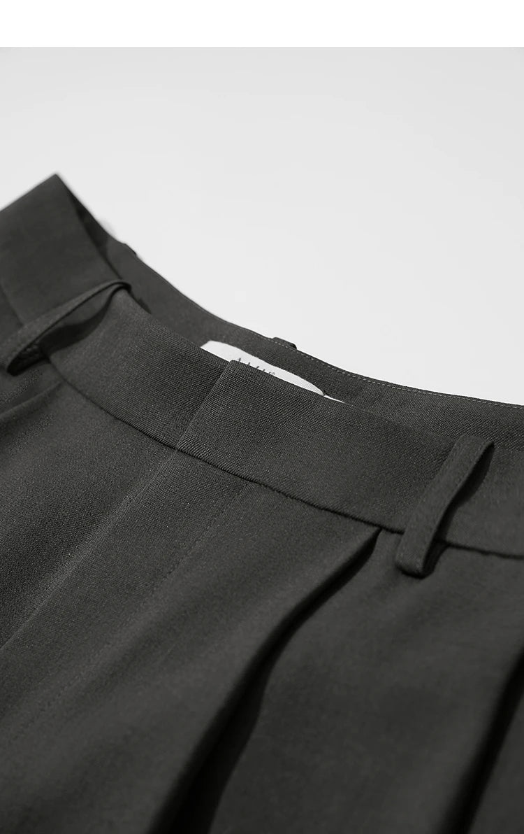 Minimalist Casual Shorts For Women 2025 Autumn Preppy Style Loose Black Shorts Office Lady Luxury Shorts Daily 12523085