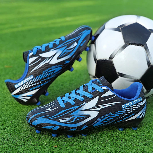 Outdoor Children's Football Shoes Low-cut Kids Soccer Shoes Sports Shoes Comfy Non-Slip Training Shoes For Boys Futsal Sneakers