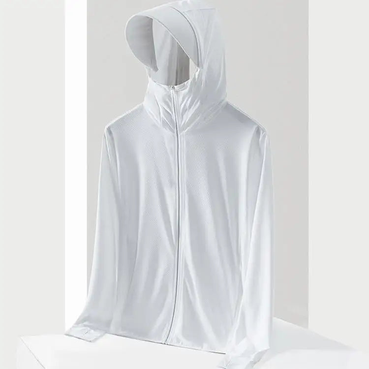 UPF50 UV Protection Ice Silk Cool Feeling Sun Protection Clothing Lightweight Breathable Fishing Jacket Outdoor Sports Shirt