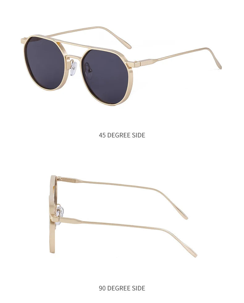 Vintage Punk Sunglasses For Men 2023 Retro Oval Steampunk Round Shades Luxury Lunette De Soleil Homme Gafas De Sol Hombre Lentes