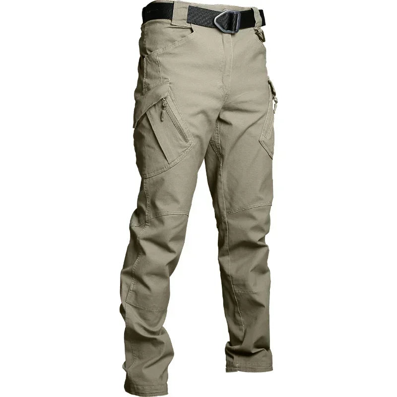 Stretch Canvas 97% Cotton 3% Spandex Tactical Pants For Men Climbing Hiking Trekking Cargo Pants Trousers