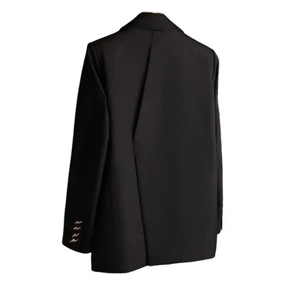 Women's Small Blazer Coat 2025 Spring Autumn Temperament Long Sleeve Ladies Suit Jacket High Quality Design Sense Lady Outerwear