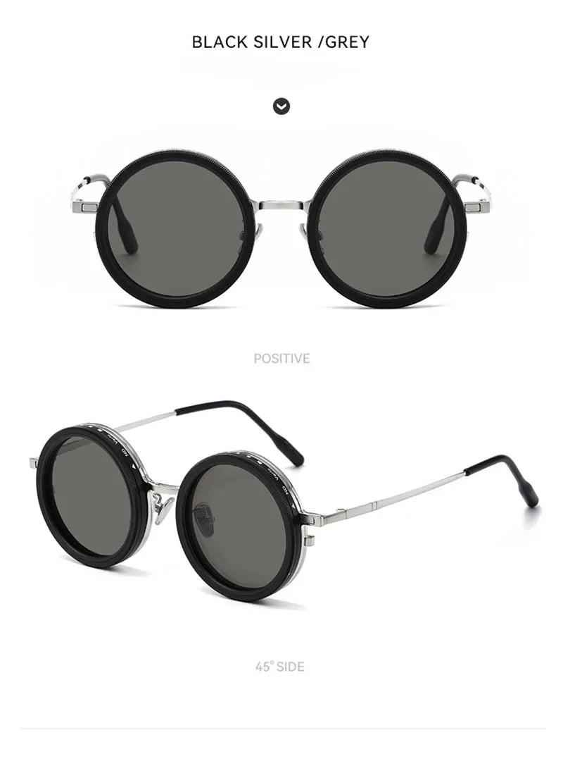High Quality Magnetic Clip ND9 Rotating Adjustable Dimming Polarized Sunglasses Prescription Available Fishing Shades UV400
