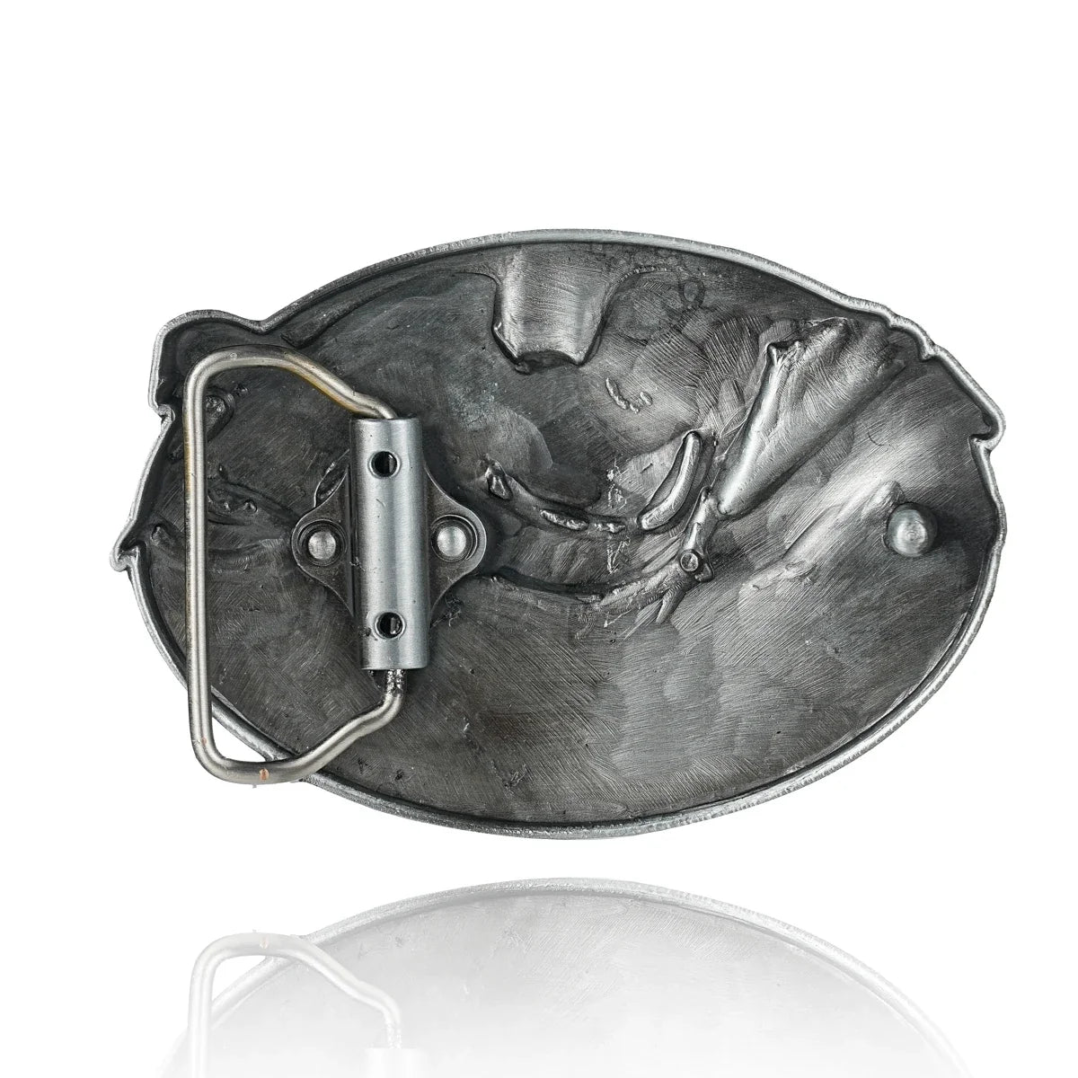 Western Belt Buckle Initial Vintage-Cowboy Rodeo Silver Large Belt Buckle for Men Women