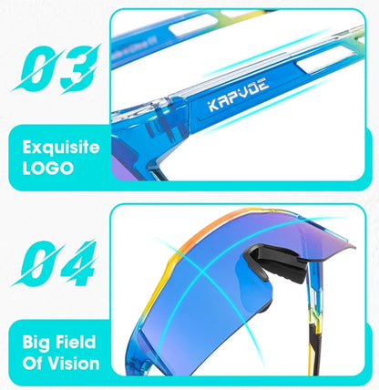 Photochromic Child Sunglasses UV400 Protection Sport Cycling Glasses Kids Boys Girls Fashion Bike Glasses Bicycle Eyewear