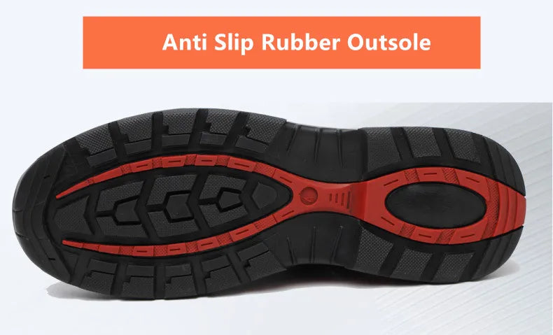 summer work shoes with protection security shoes men breathable safety shoes lightweight work shoes with steel toe work sneakers