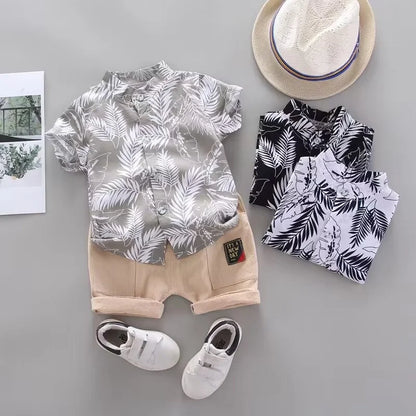 New Summer Baby Clothes Suit Children Boys Fashion Shirt Shorts 2Pcs/Sets Toddler Casual Costume Infant Outfits Kids Tracksuits