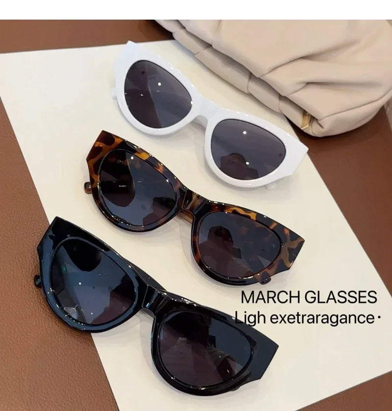 2025 New Fashion Women Sunglasses Luxury Retro Sun Glasses Cat Eye Eyewears Men Gafas De Sol Hombre Oculos De Sol Masculino