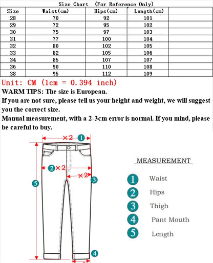 2026 Spring Autumn New Fashion Men Jeans Male Baggy Straight Leg Business Casual Comfortable Plus Size Wide Leg Denim Trousers
