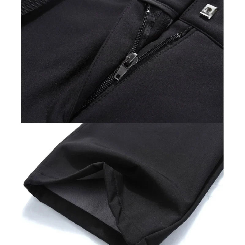 Young Girl  Autumn Winter Pants Camping Skiing Hiking Waterproof Windproof Soft Shell Fleece Warm Outdoor Sports Trekking