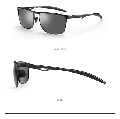 Metal Men Sunglasses Polarized UV400 Protection for Driving Fishing Hiking Golf Everyday Use